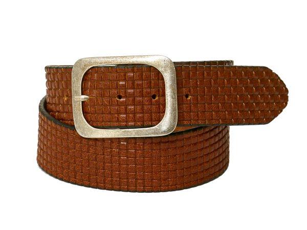 Gürtel Rusty Neal, cognac/silber